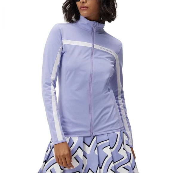 J. Lindeberg Jackets & Blazers - NWT J.Lindeberg Janice Mid Layer Golf Jacket in Lavender - Size Small